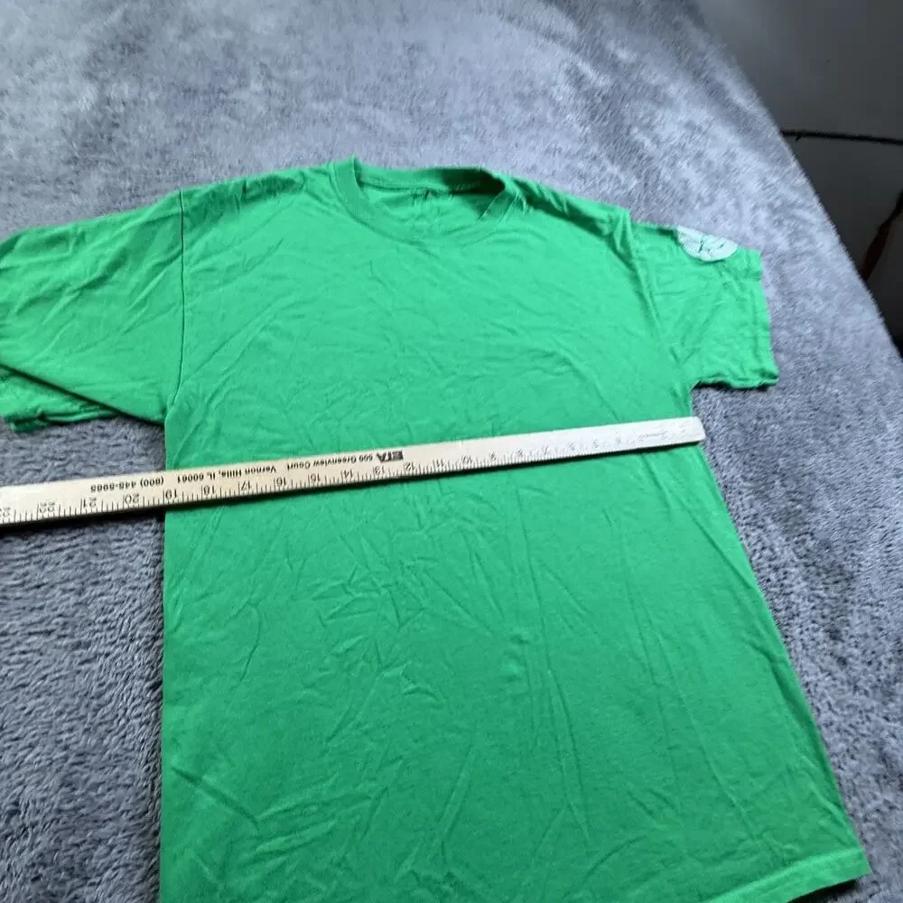 Trader Joe's Crew Member Work Shirt Green Short Sleeve Uniform S/M Cotton Tee
